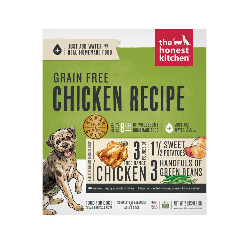 Honest Kitchen Grain Free Chicken Recipe Dehydrated Dog Food 2lb