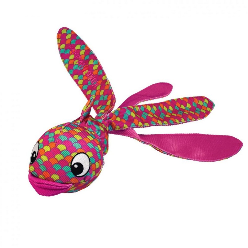 KONG Wubba Finz Dog Toy Large Pink