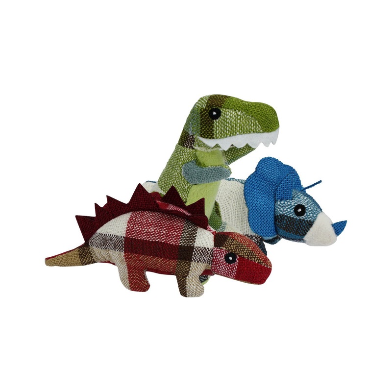 Multipet Plaidosaurus Mini Dog Toys Small