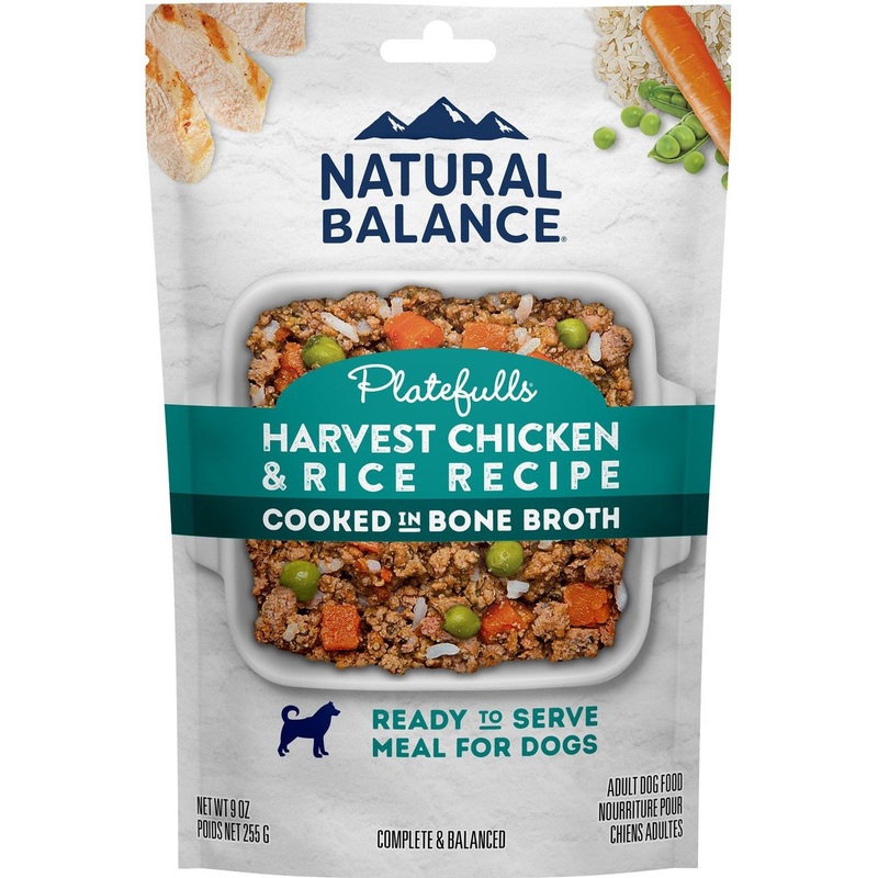Natural Balance Platefulls Harvest Chicken & Rice Recipe Wet Dog Food 9oz