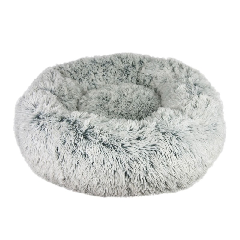 Tall Tails Cuddle Donut Pet Bed Khaki 17" XS