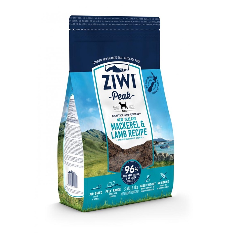 Ziwi Peak Air-Dried Mackerel & Lamb Recipe For Dogs 5.5lb