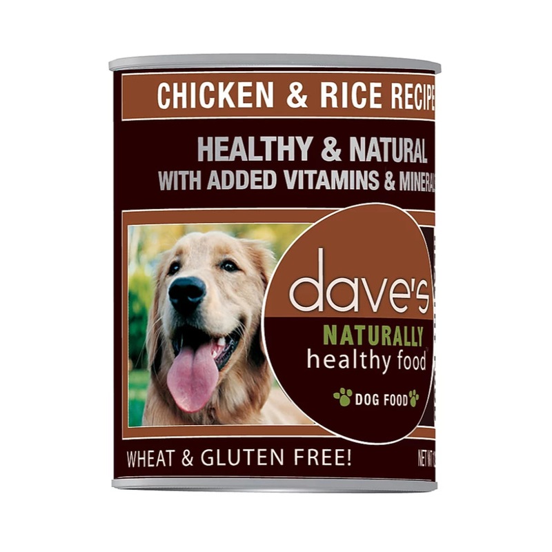 Dave's Pet Food Chicken and Rice Wet Dog Food 13.2oz