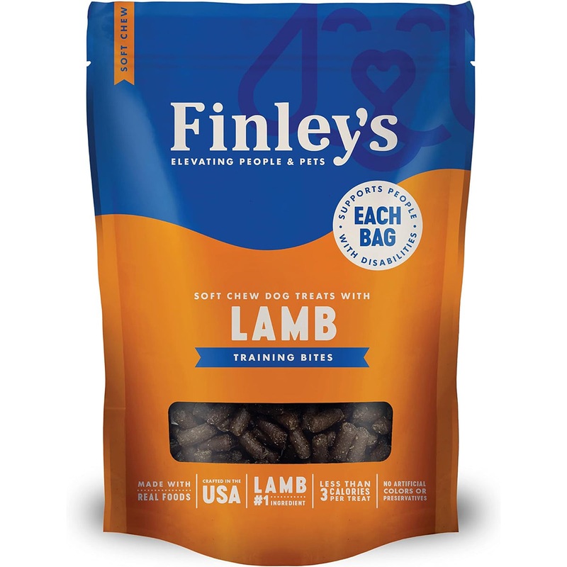 Finley's Lamb Recipe Soft Chew Training Bites Dog Treats 6oz