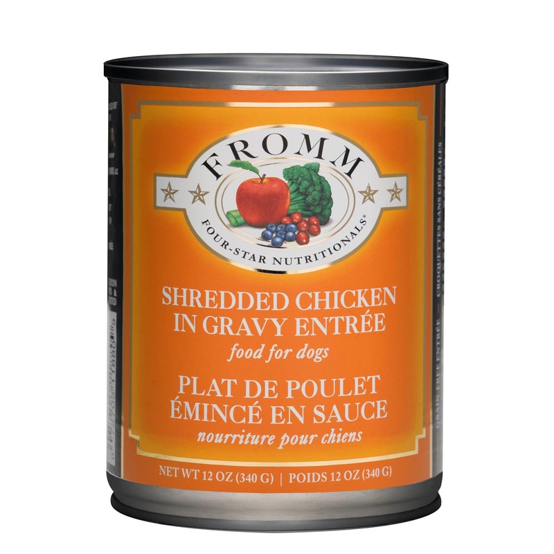 Fromm Shredded Chicken in Gravy Entr 12oz