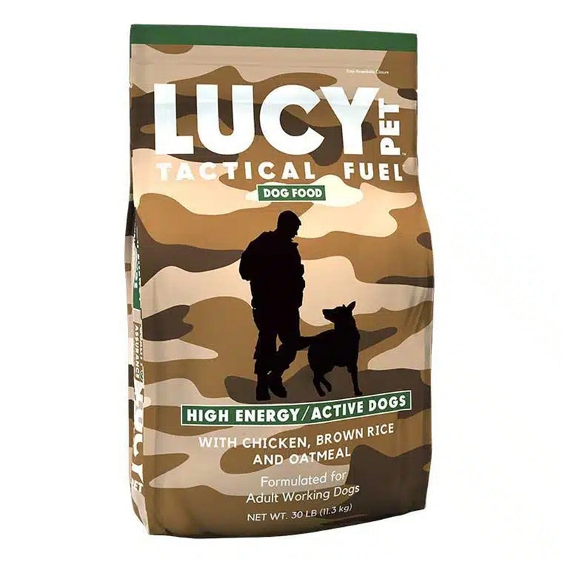Lucy Pet Products Tactical Fuel Chicken Rice Oatmeal Dry Dog Food 30lb
