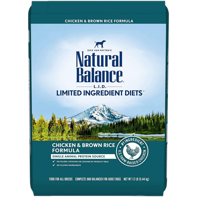 Natural Balance Limited Ingredient Chicken Rice Dry Dog Food 12lb
