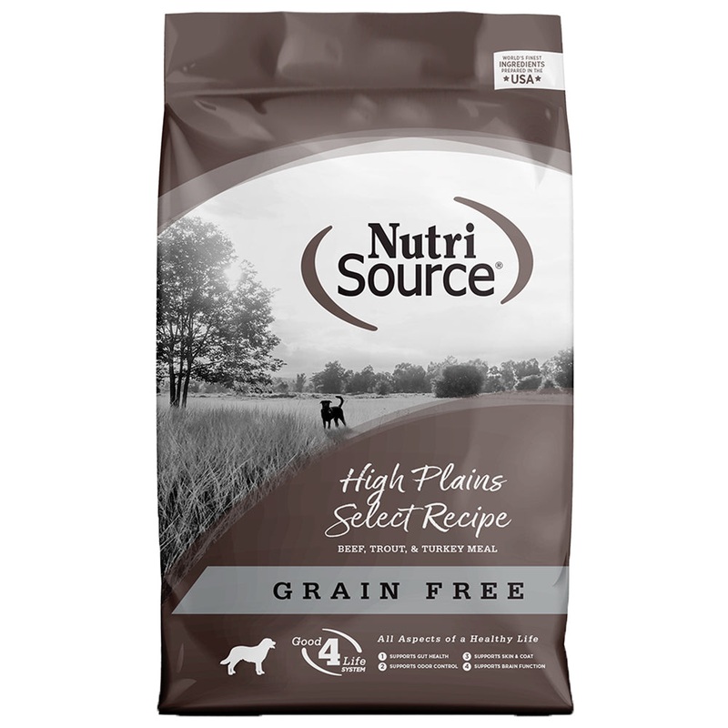 Nutrisource High Plains Beef Trout & Turkey Dry Dog Food 15lb