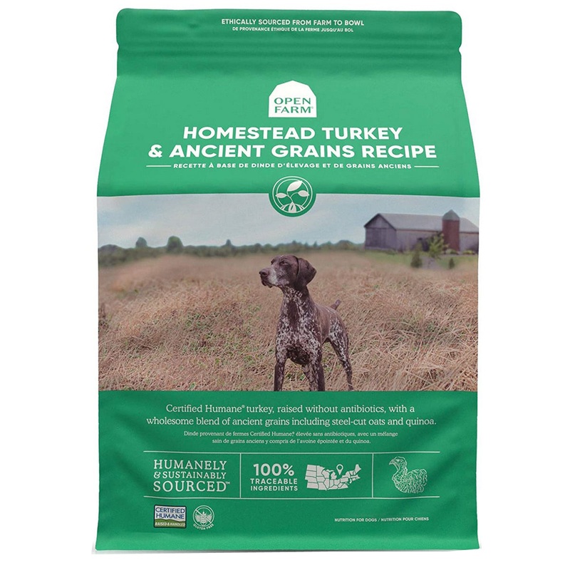 Open Farm Ancient Grains Homestead Turkey Dry Dog Food 22lb