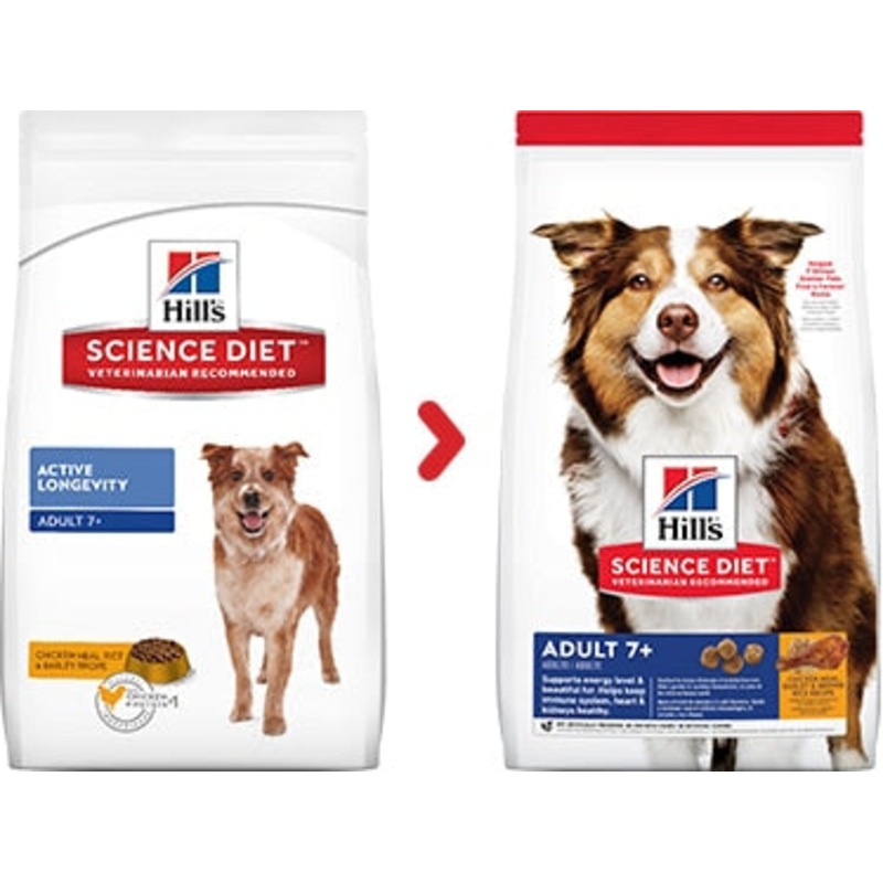 Science Diet Adult 7+ Chicken Recipe Dry Dog Food 15lb