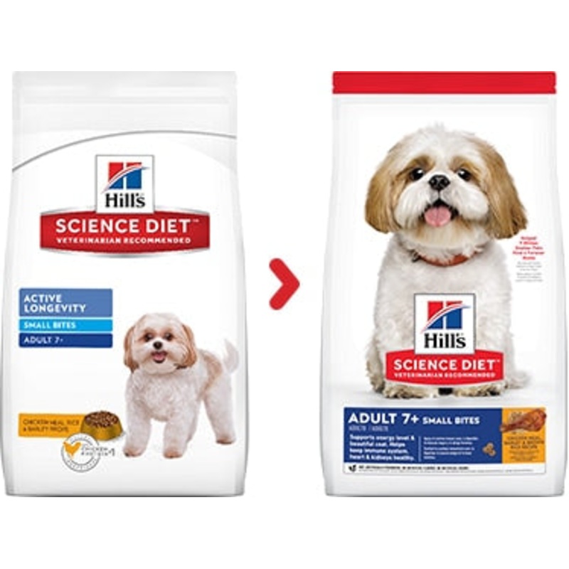 Science Diet Adult 7+ Small Bites Chicken Recipe Dry Dog Food 5lb