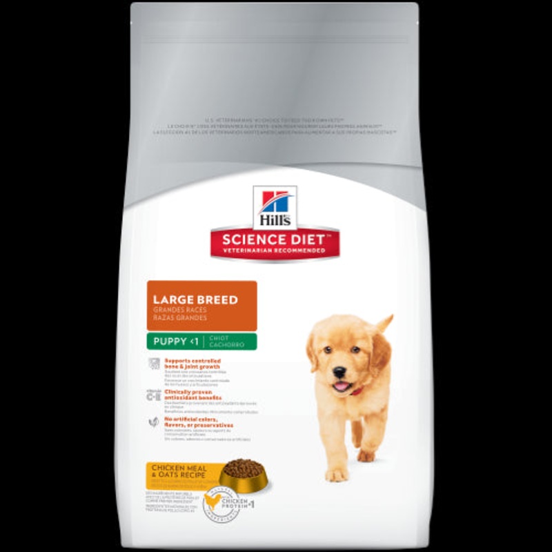Science Diet Chicken & Oats Large Breed Puppy Dry Dog Food 15lb
