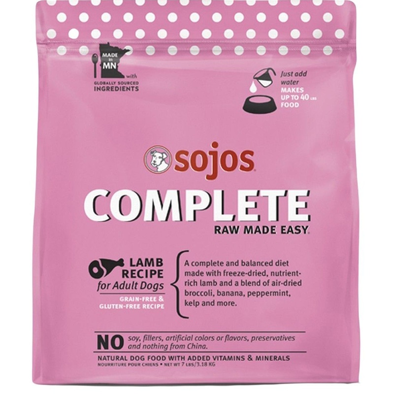 Sojo's Complete Lamb Recipe Dog Food 7lb