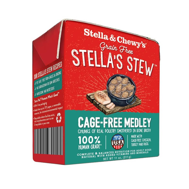 Stella and Chewys Cage-Free Medley Stew Wet Dog Food 11oz