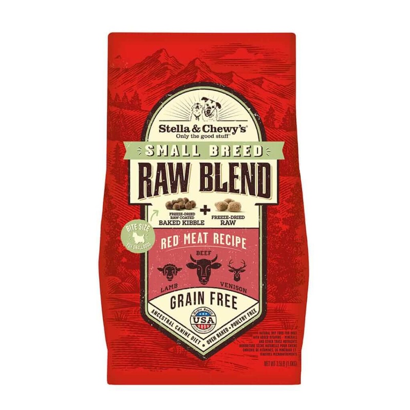 Stella and Chewys Small Breed Red Meat Raw Blend Kibble Dry Dog Food 10lb