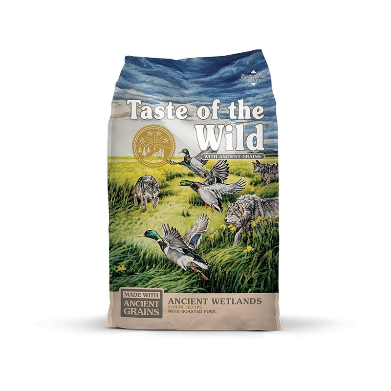 Taste of the Wild Ancient Wetlands Roasted Fowl Recipe Dry Dog Food 28lb