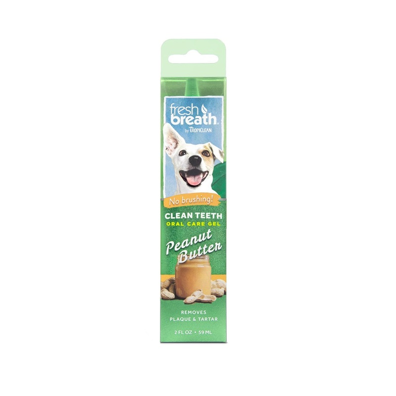 Tropiclean Fresh Breath No Brushing Peanut Butter Flavor Gel 2oz