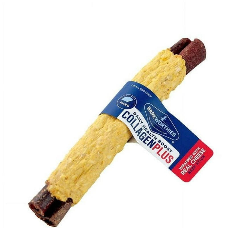 Barkworthies Dog Collagen Beef Dog Treats 6In
