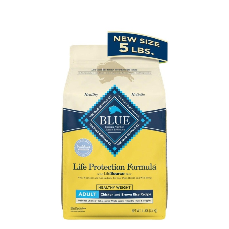 Blue Buffalo Dog Healthy Weight Chicken & Brown Rice Dry Food 5lb