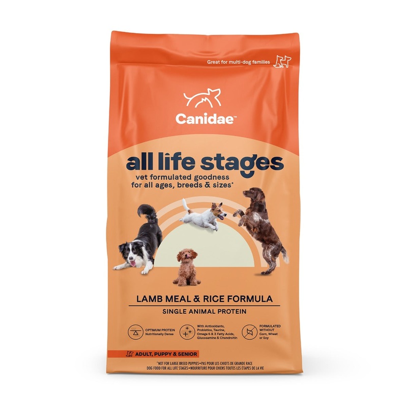 Canidae All Life Stages Dry Dog Food, Lamb Meal and Rice, 5lbs