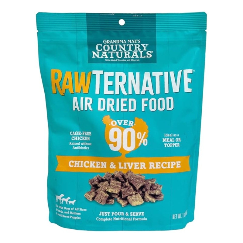 Grandma Mae's RawTernative Air Dried Chicken Dog Food 1Lb