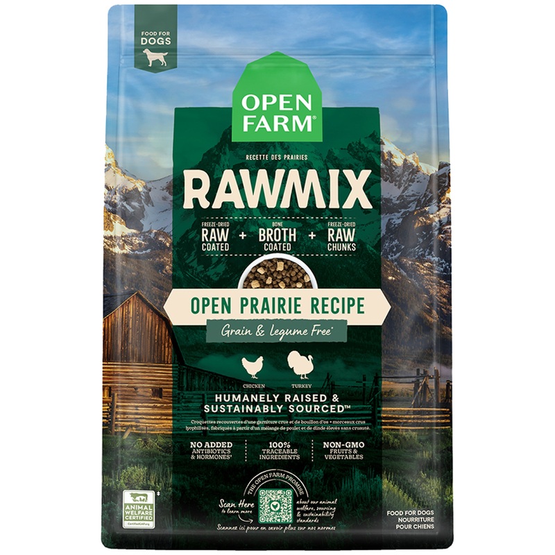 Open Farm Rawmix Open Prairie Grain Free Dog Food 3.5lb
