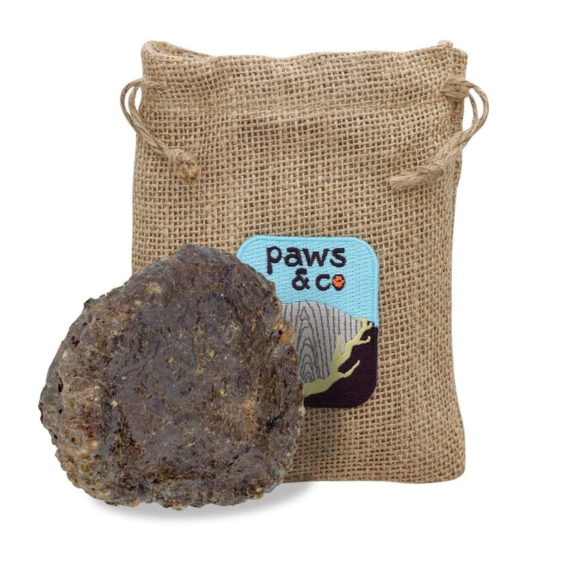Paws & Co Beef Liver Dipped Elk Antler Buttons for Large X-Large Dogs 3.5"-4"