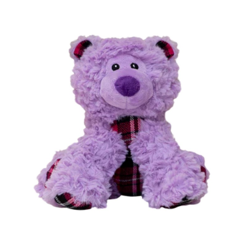 Snugarooz Bella The Bear Purple Dog Toy