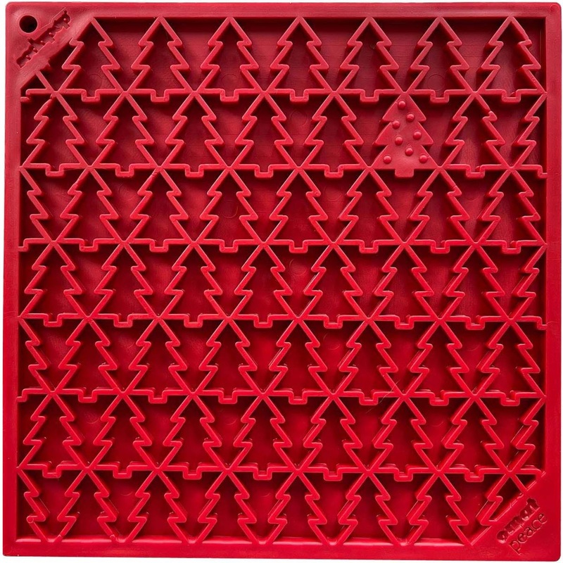 SodaPup Tree Design "Peace" Emat Enrichment Lick Mat For Dogs
