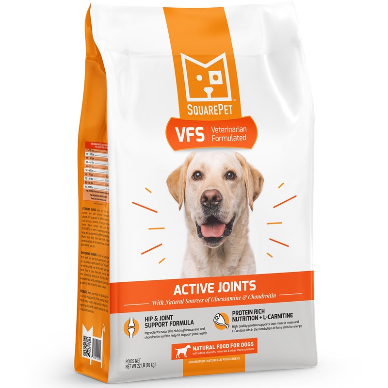 Square Pet VFS Canine Active Joints Formula Dry Dog Food 4.4lb