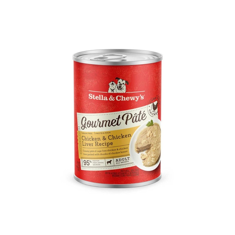 Stella and Chewys Gourmet Pate with Chicken & Chicken Liver for Dogs 12.5oz
