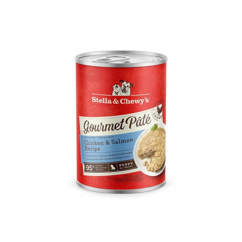 Stella and Chewys Gourmet Pate with Chicken & Salmon for Puppies 12.5oz