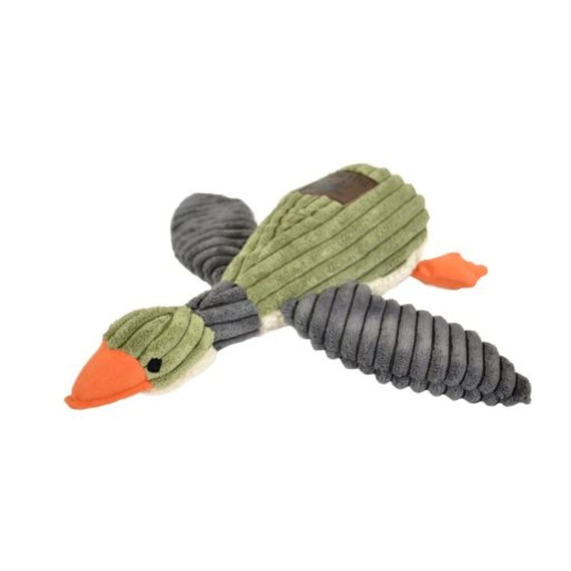 Tall Tails Plush Duck With Squeaker 12"  Dog Toy