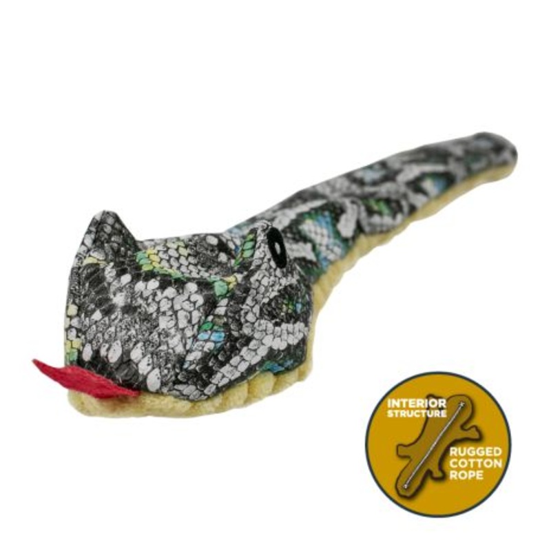 Tall Tails Snake Squeaker 16" Dog Toy