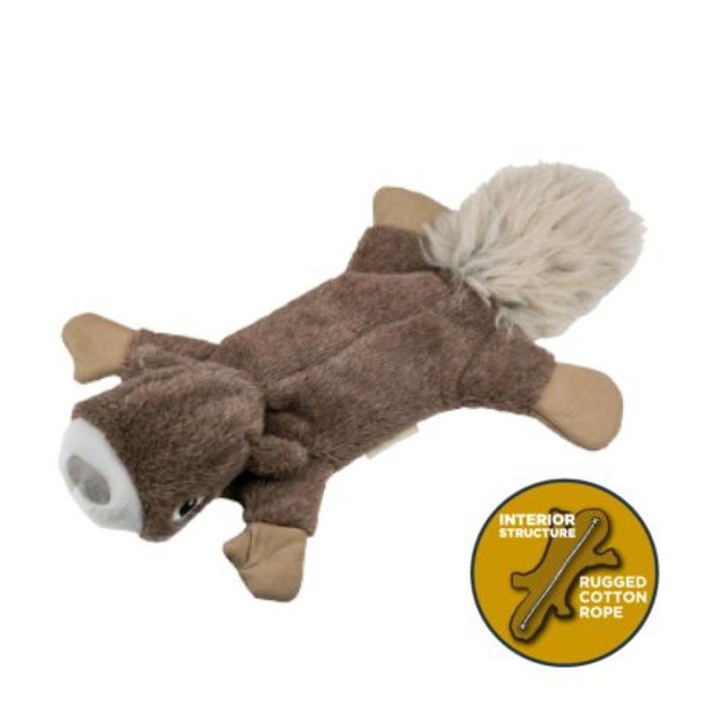 Tall Tails Stuffless Squirrel Squeaker Dog Toy 16"
