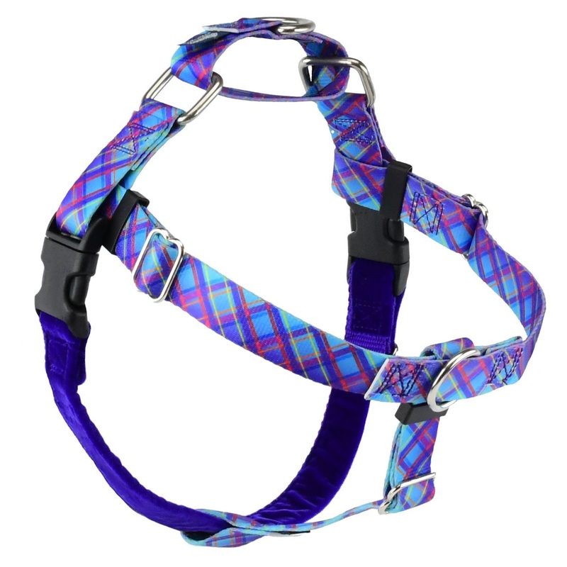 2 Hounds Design Freedom No-Pull Dog Neon Sunrise Pink 5/8"S 14"20"