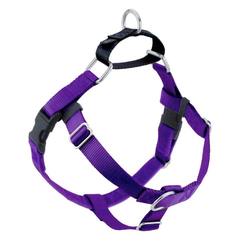 2 Hounds Design Freedom No-Pull Dog Purple 5/8"S 20"24"