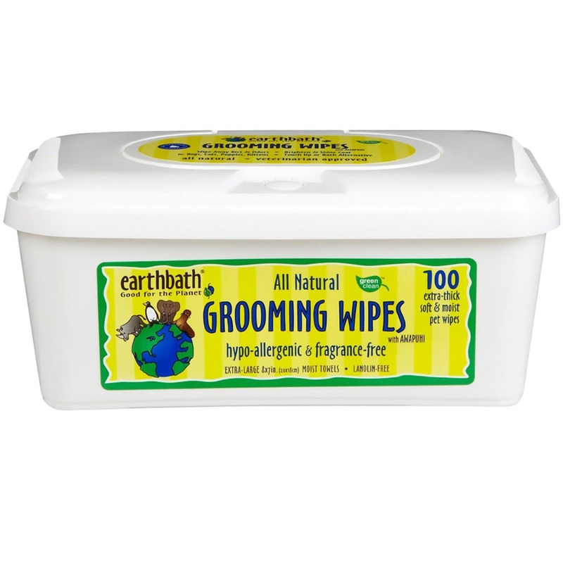 Earthbath Grooming Hypo-Allergenic Wipes 100 Ct