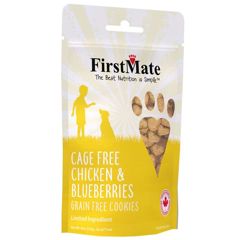 First Mate Grain-Free Chicken & Blueberries Formula Dog Treats 10lb