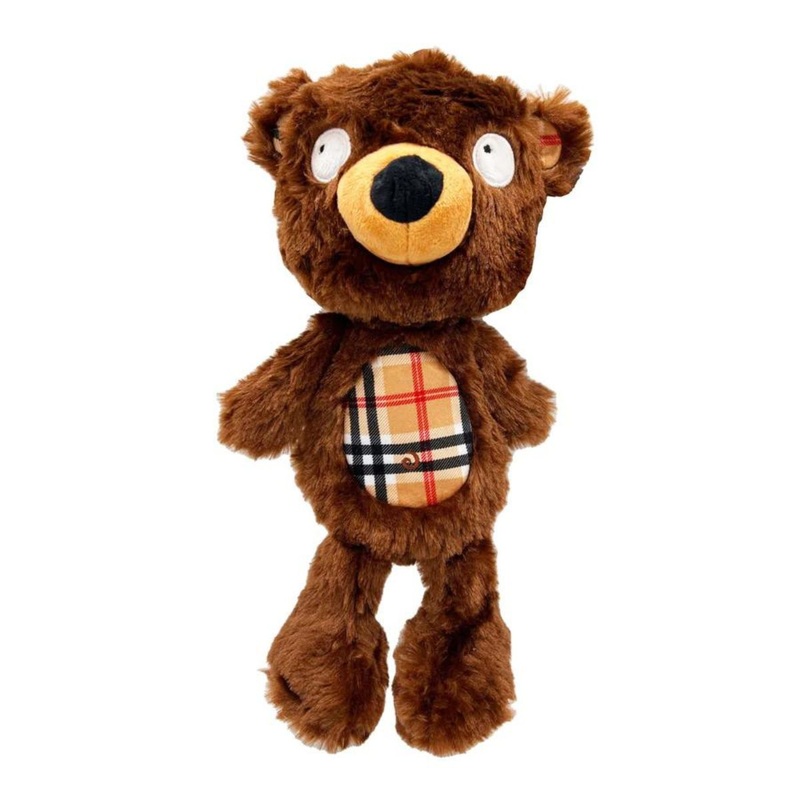 Huxley and Kent Beary Styles Push Dog Toy Small