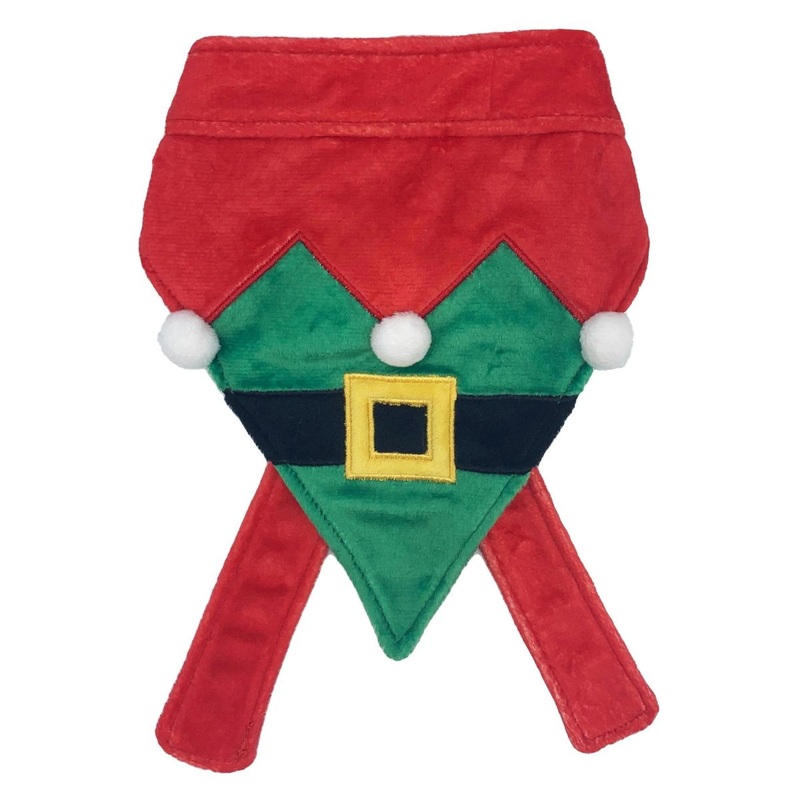 Huxley and Kent Elf Suit Bandana for Dogs and Cats L 20-28