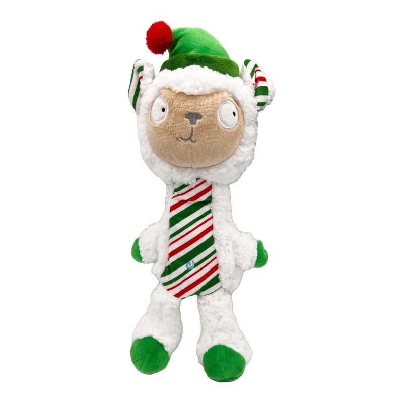 Huxley and Kent Peppermint Llama Dog Toy Small