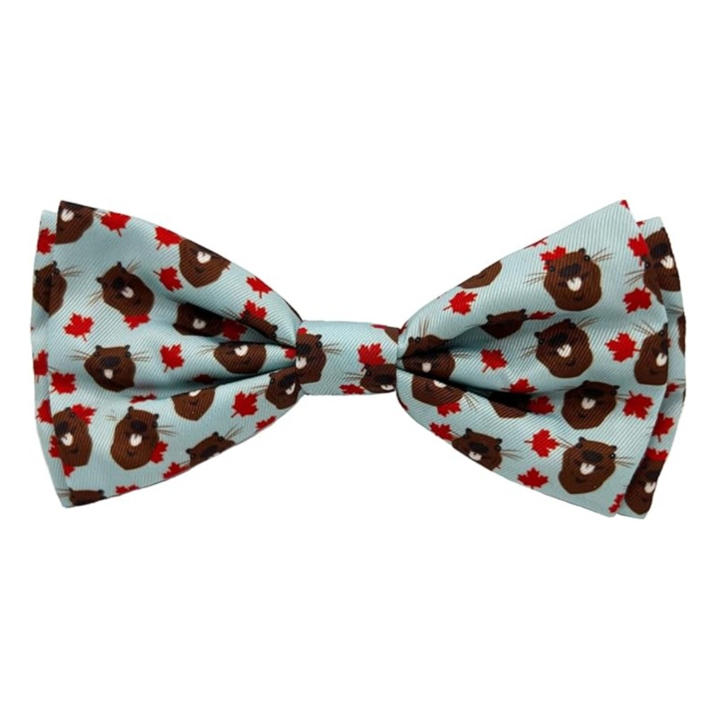 Huxley & Kent Tossed Beaver Bow Tie for Dogs & Cats 5"