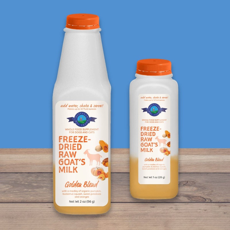 Shepherd Boy Farms Freeze-Dried Raw Goats Milk Golden Blend For Dogs & Cats 1oz