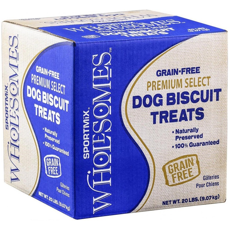 Sportmix Wholesomes Golden Dog Biscuit Treats Large 20lb