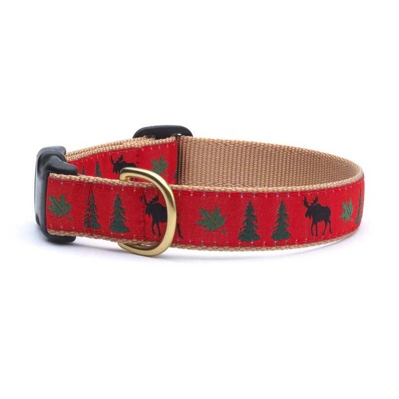 Up Country Moose Dog Collar XL 18"-24"
