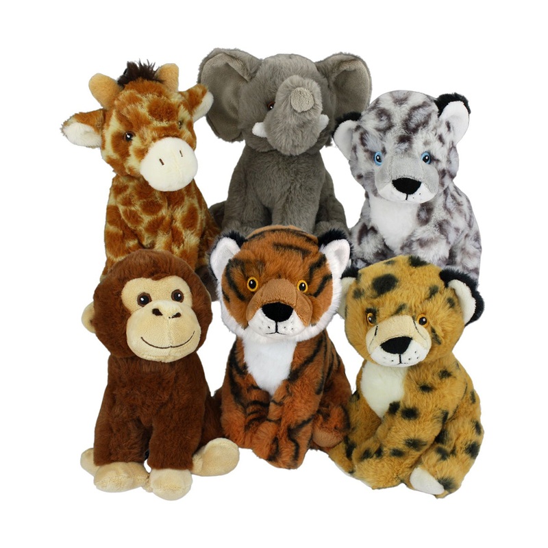 Multipet Eco Safari Animals Dog Toys