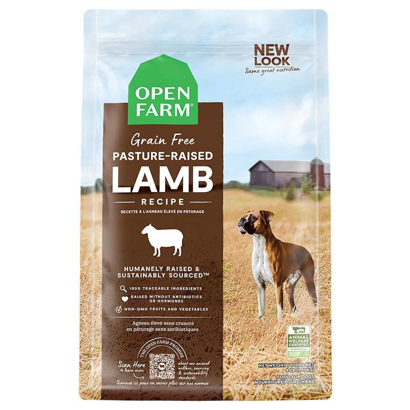 Open Farm Pasture-Raised Lamb Grain-Free Dry Dog Food 4lb