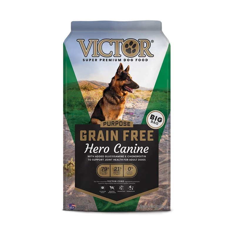 Victor Grain Free Hero Dry Dog Food 50lb