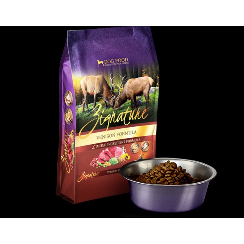 Zignature Venison Formula Dry Dog Food 12.5lb